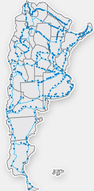 Argentina fiber optic networks