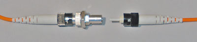 ST connector ferrule mating adapter